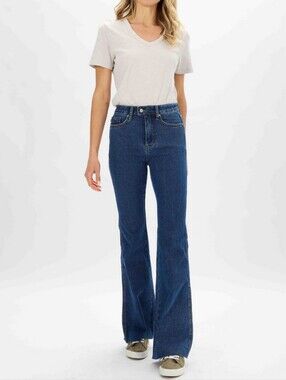 Judy Blue High-Rise Flare Blue Jeans